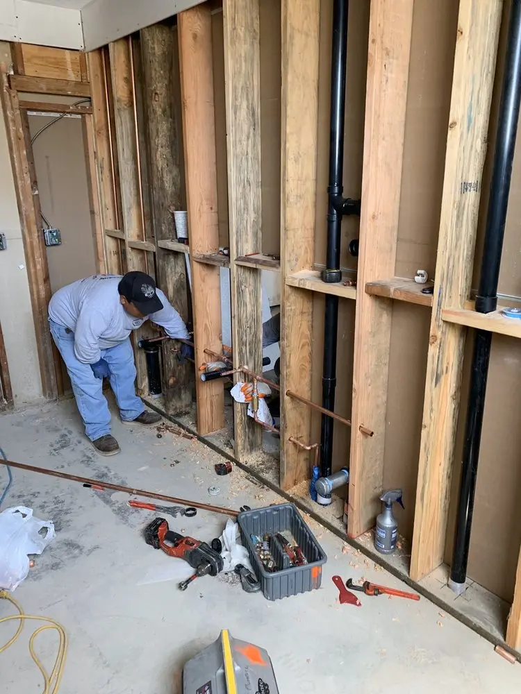 Commercial rough-in plumbing for Gas Line Repair in Hawaiian Paradise Park